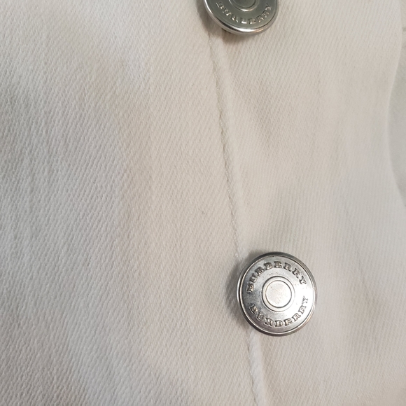 BURBERRY ⚡Like NEW⚡ Straight High-Rise Button Fly White Jeans Size 31 - Picture 6 of 15